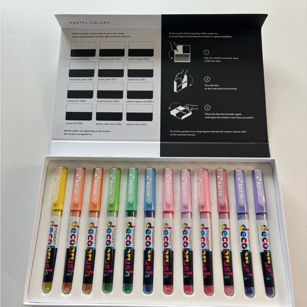 Karin Decobrush Colorful Pastel Highlighter Set